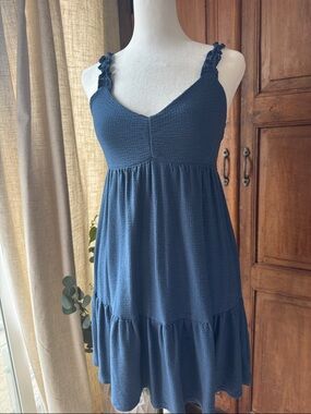Arizona Jean Company Navy Blue Mini Sundress